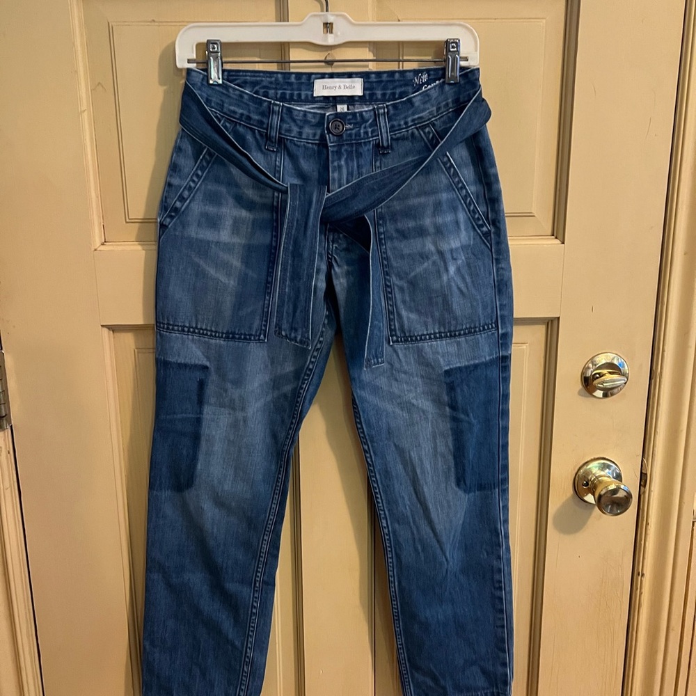 Henry & Belle New Cargo Jeans (with belt).